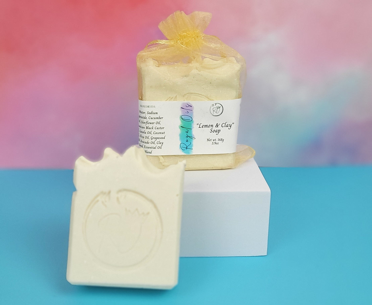 Lemon & Clay Detox brightening soap