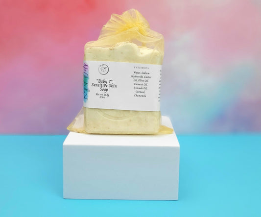 Unscented Chamomile Oatmeal Soap (for sensitive skin & eczema)