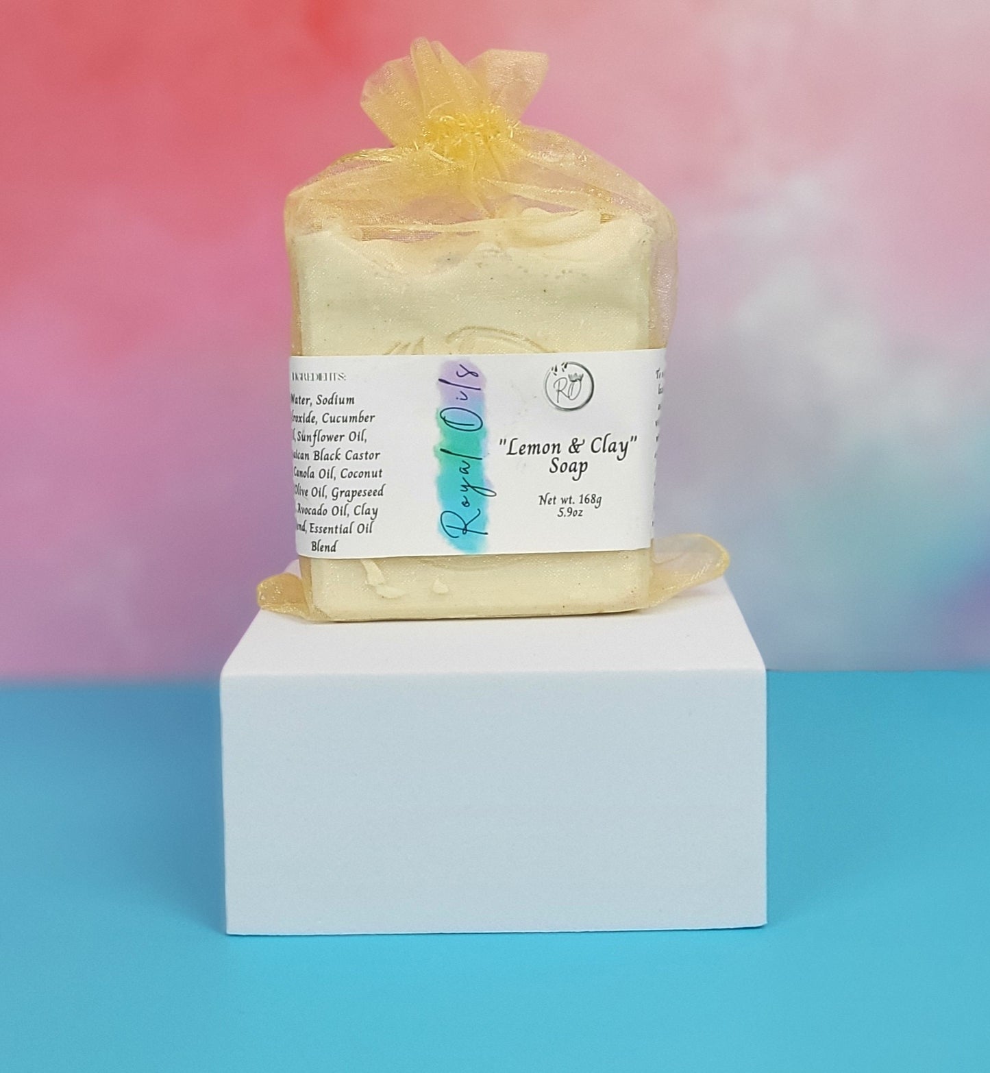 Lemon & Clay Detox brightening soap